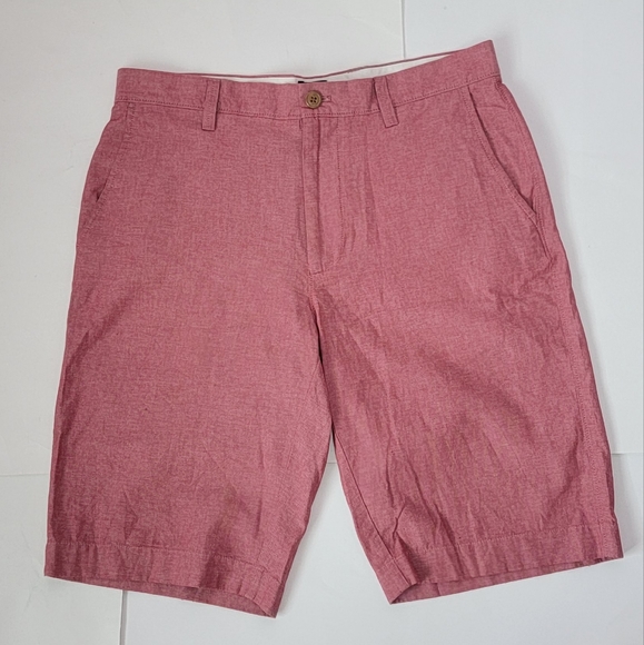 J.CREW RIVINGTON CORAL RED SHORTS/ 31W. - Picture 1 of 7